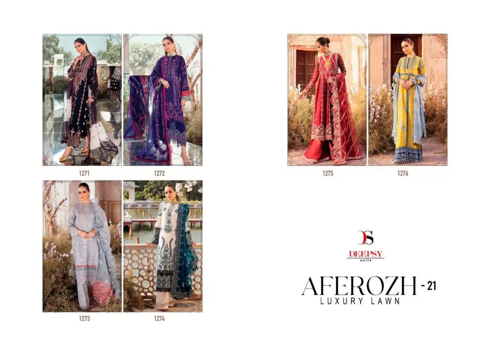 Deepsy Afrozeh Luxury Lawn with Open Image