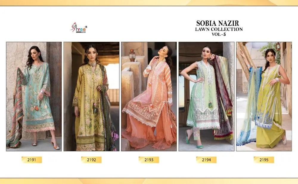 SHREE FABS SOBIYA NAZIR VOL 5 Cotton Dupatta