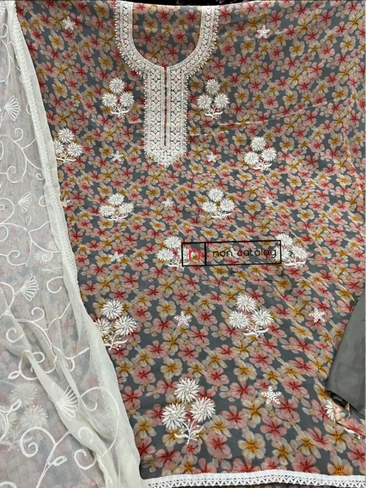 Georgette Print Work 13