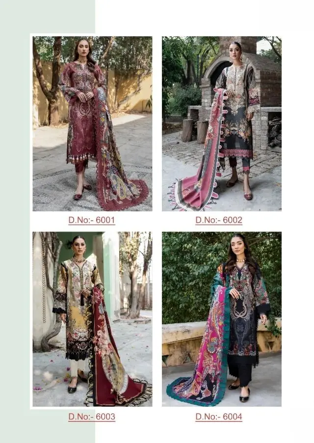 SHARADDHA DESIGNER Firdous vol 6-Chiffon Dupatta