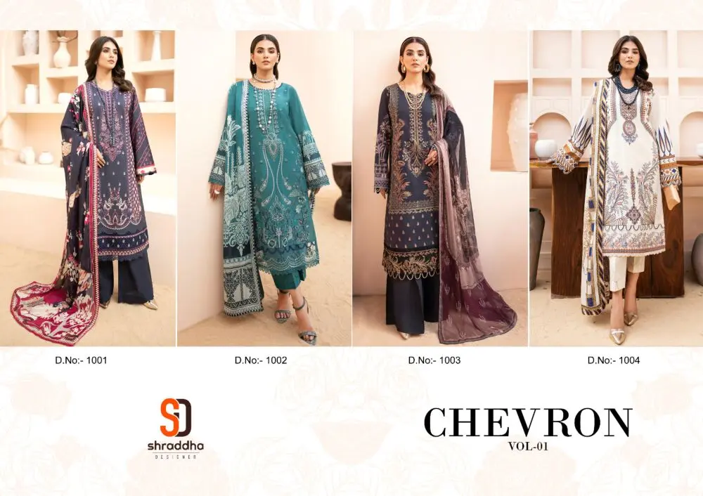 SHARADDHA DESIGNER CHEVRON VOL 1 Cotton Dupatta