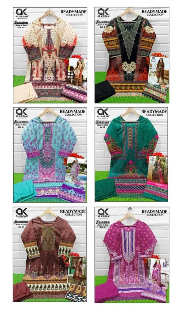 Al Karam Kesariya vol 9 readymade