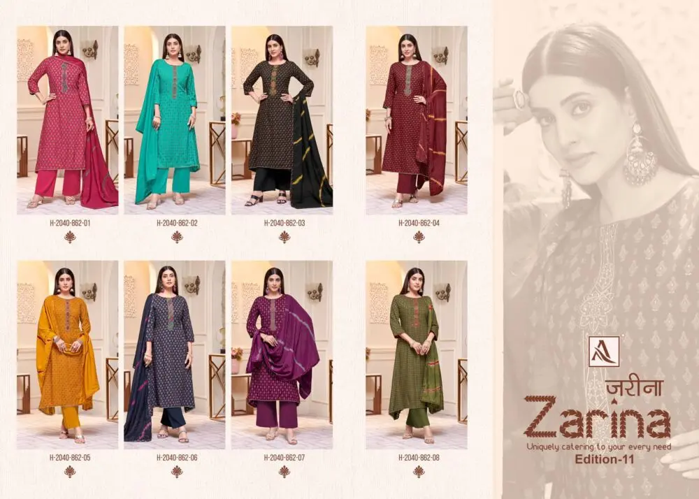 ALOK SUITS ZARINA VOL 11