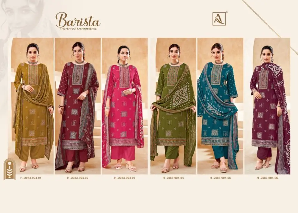 ALOK SUITS BARISTA PASHMINA