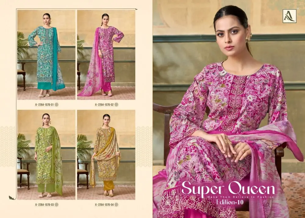 ALOK SUITS SUPER QUEEN 10