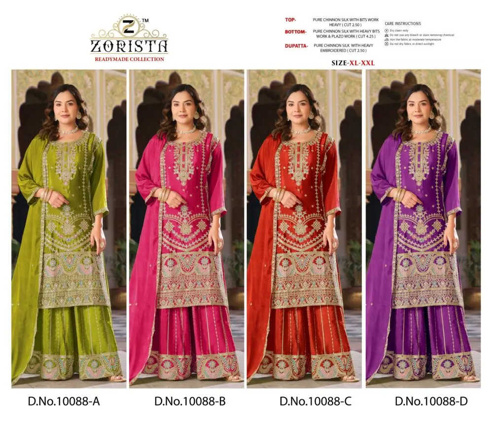 ZORISTA READYMADE COLLECTION 10088 ABCD