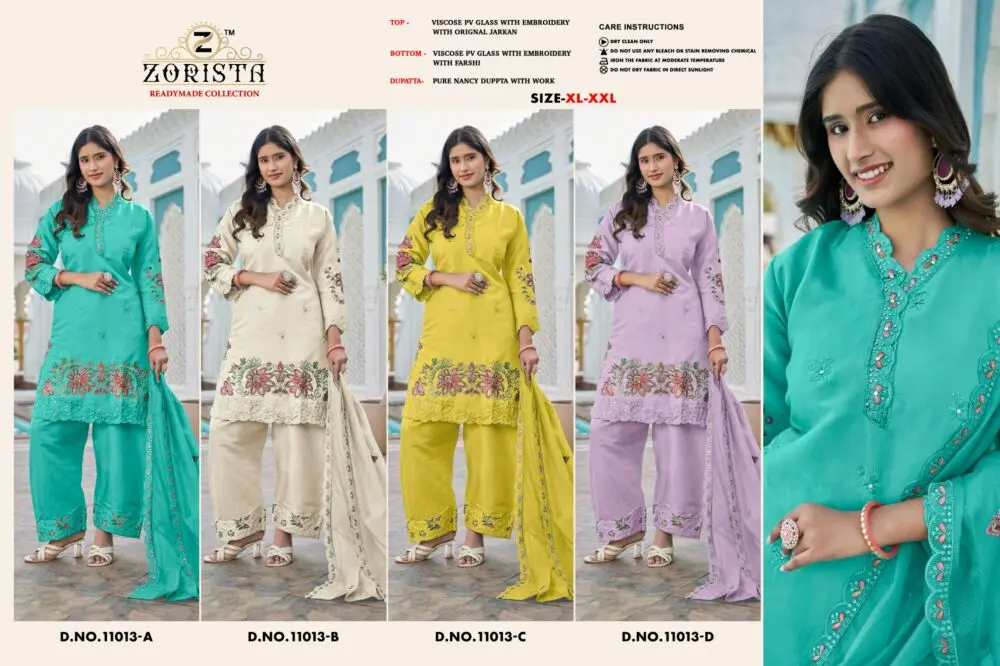 ZORISTA REDAYMADE COLLETION DNO 11013 ABCD