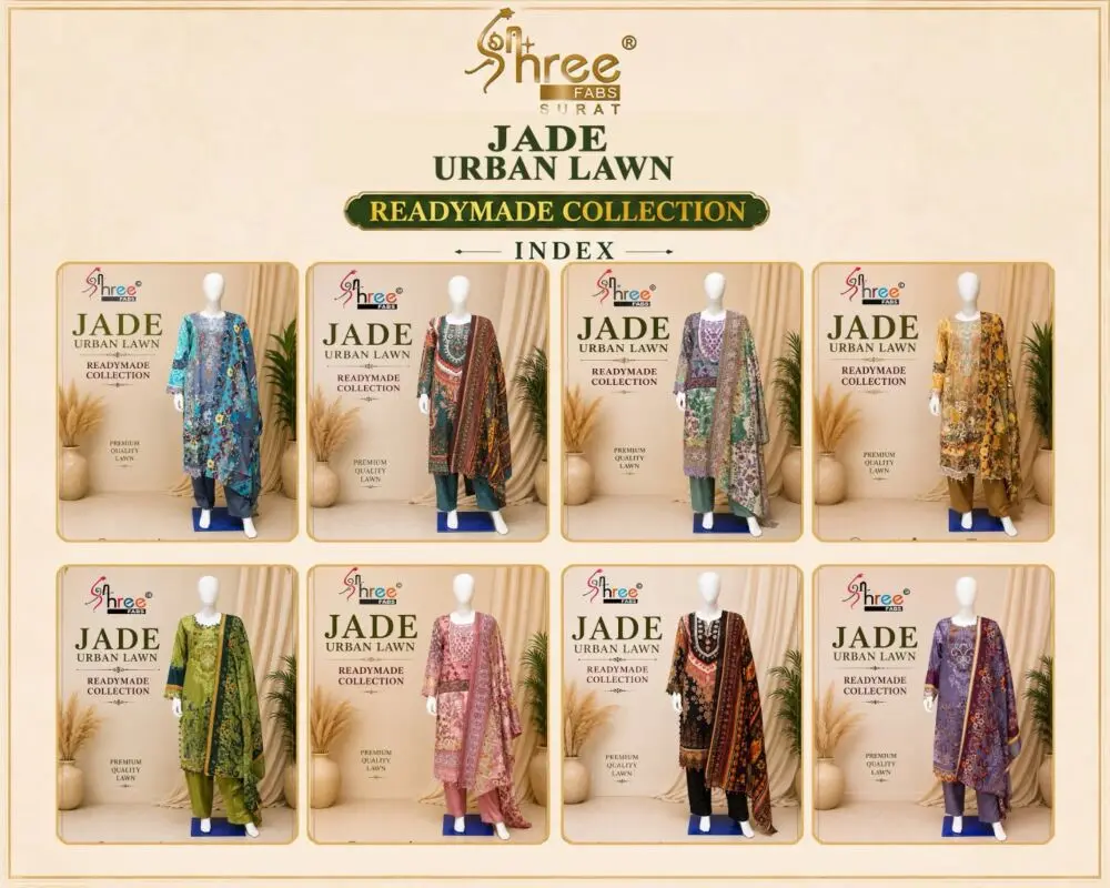 SHREE FABS JADE URBAN LAWN READYMADE COLLECTION 