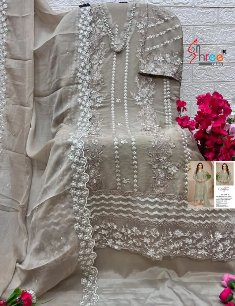 SHREE FABS Maria b Chiffons SF 5595 ABCD 