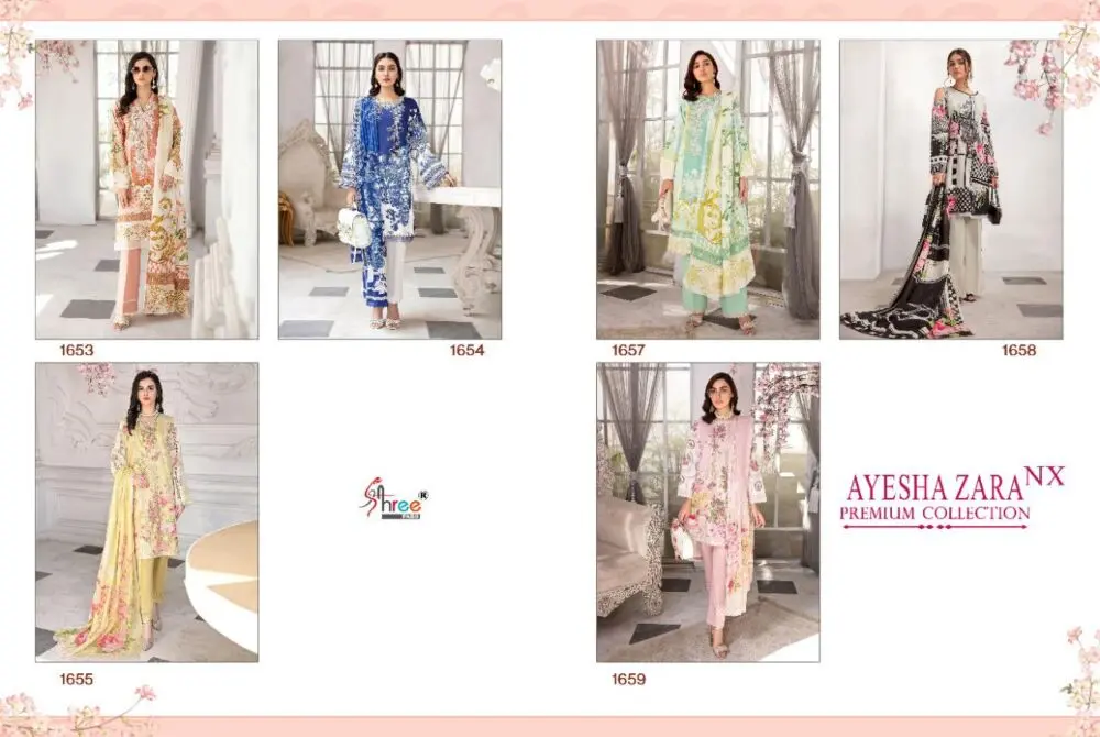  Shree Fabs Ayesha Zara Premium Collection NX Cotton Dupatta with Open Image