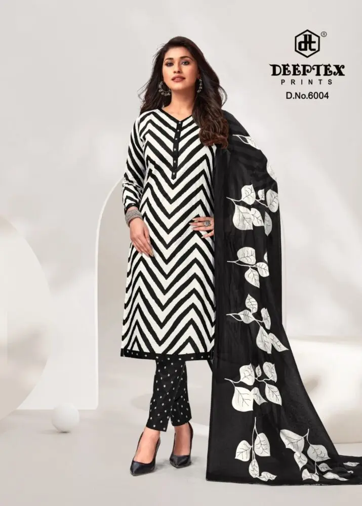 Deeptex Aaliza vol 6 Black and White