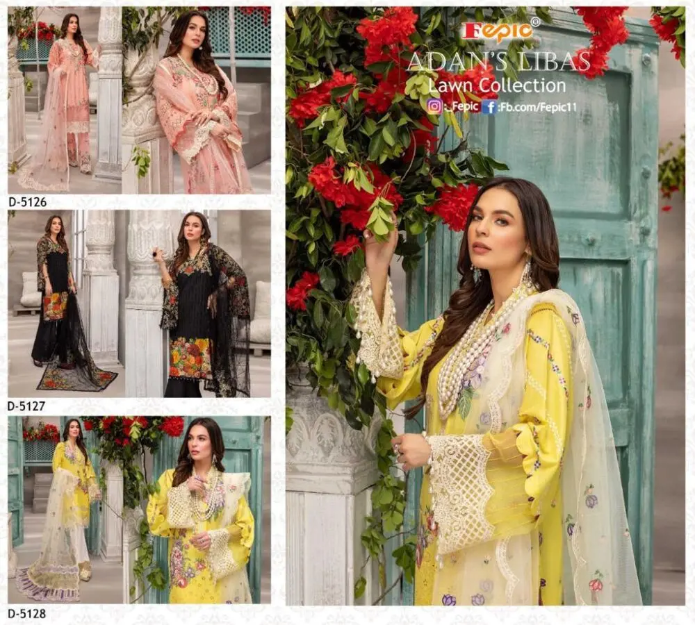 Fepic Rosemeen Adans Libas Lawn Collection
