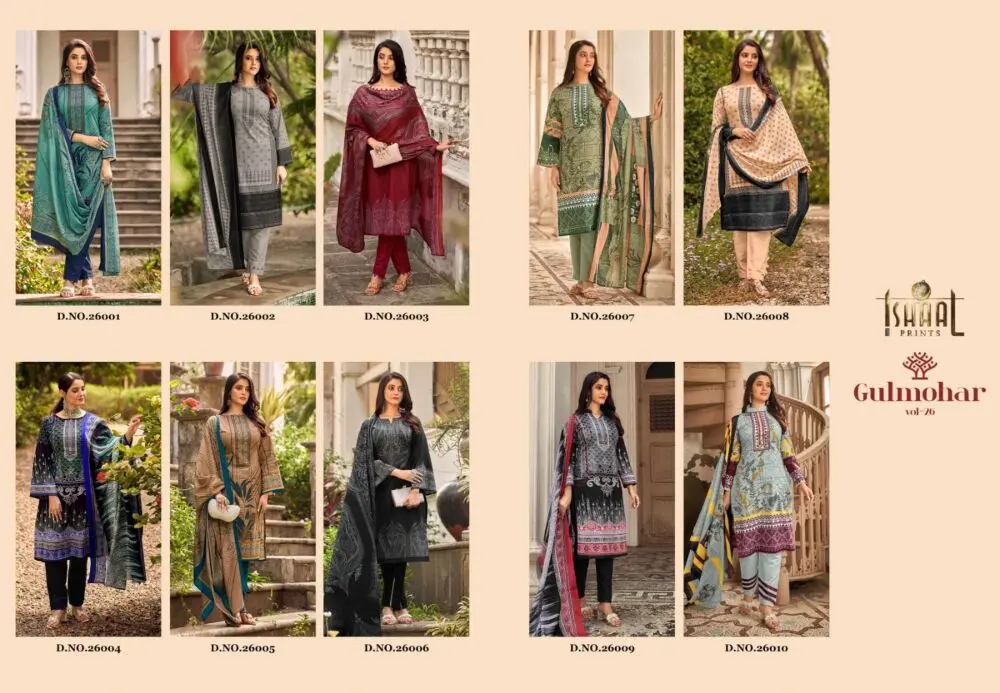 ISHAAL Prints GULMOHAR vol 26
