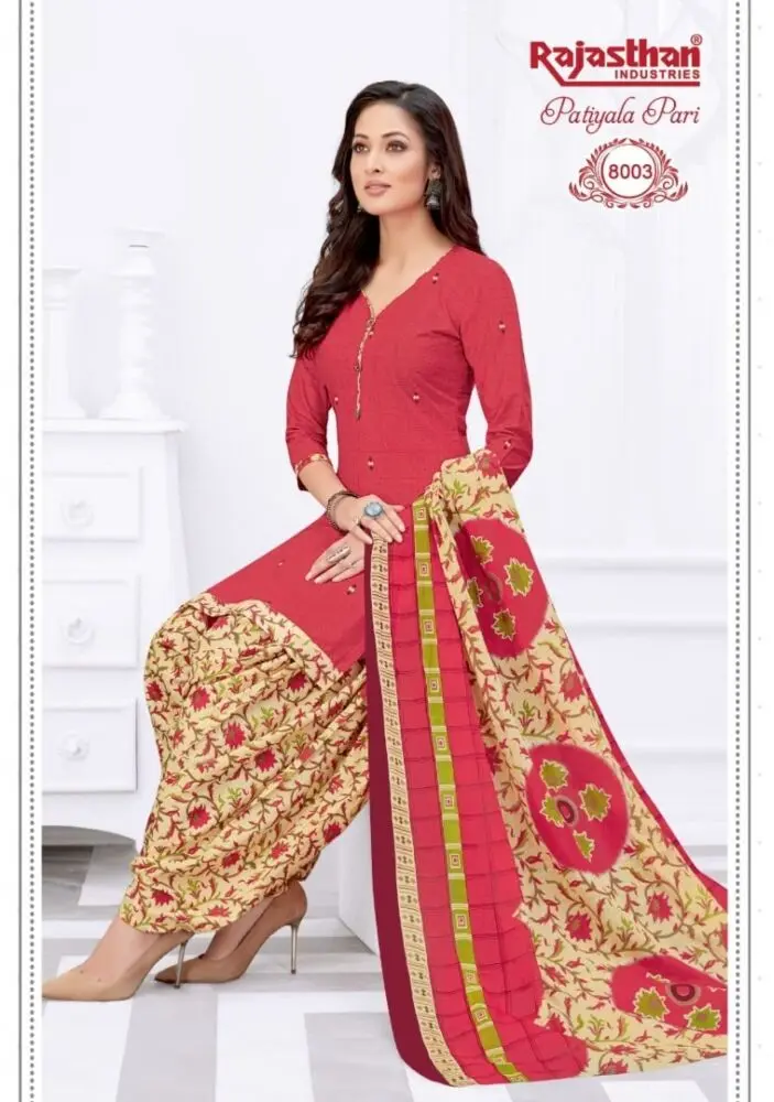 Rajasthan Pari Patiyala Vol 8 B Stitched XL