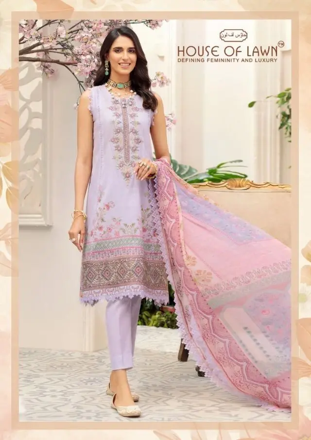House of Lawn Firdous Remix Cotton Dupatta