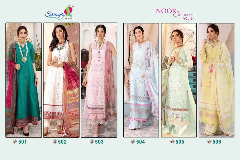 Saniya Noor Chikankari Vol 1