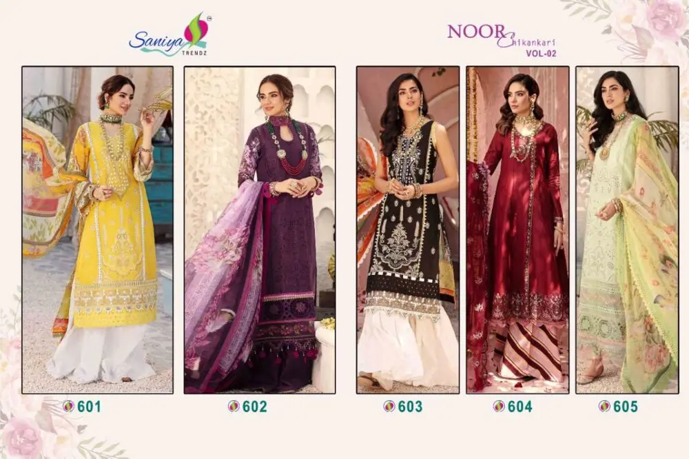 Saniya Trendz Noor Chikankari Vol 2