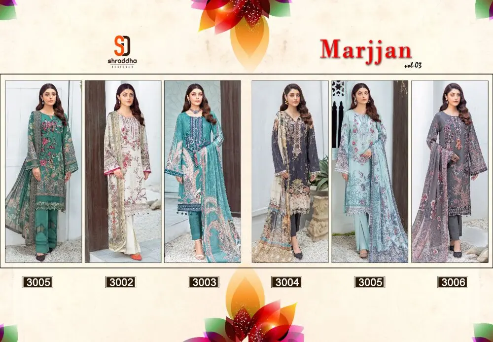 Sharaddha Marjaan Vol 3 Chiffon Dupatta with Open Image