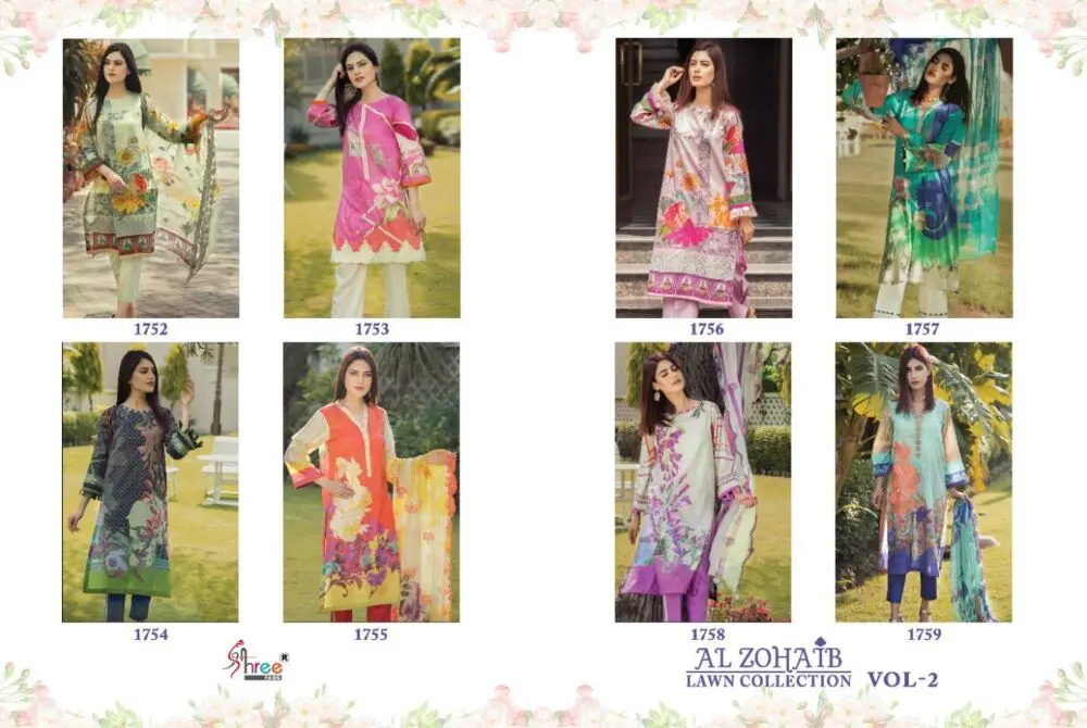 Shree Fabs Al Zohaib Collection Vol 2 Cotton Dupatta