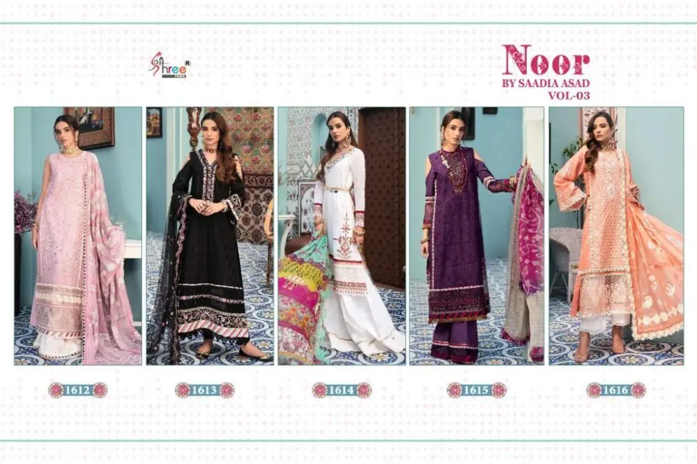 Shree Fabs Noor By Saadia Asad Vol 3 with Open Image