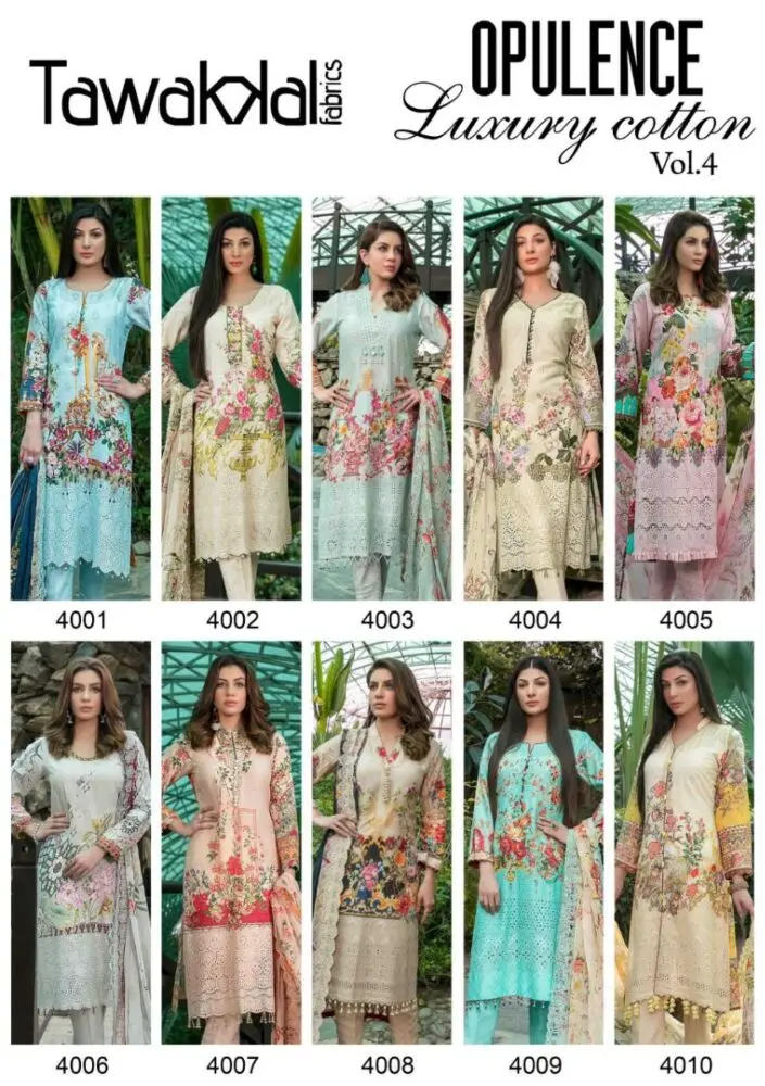 Tawakkal Opulence Luxury Cotton Vol 4 with Open Image