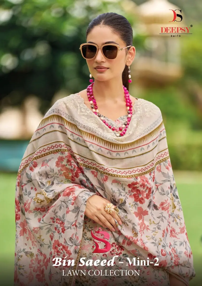 DEEPSY SUITS BIN SAEED MINI 2 CHIFFON DUPATTA WITH OPEN IMAGES