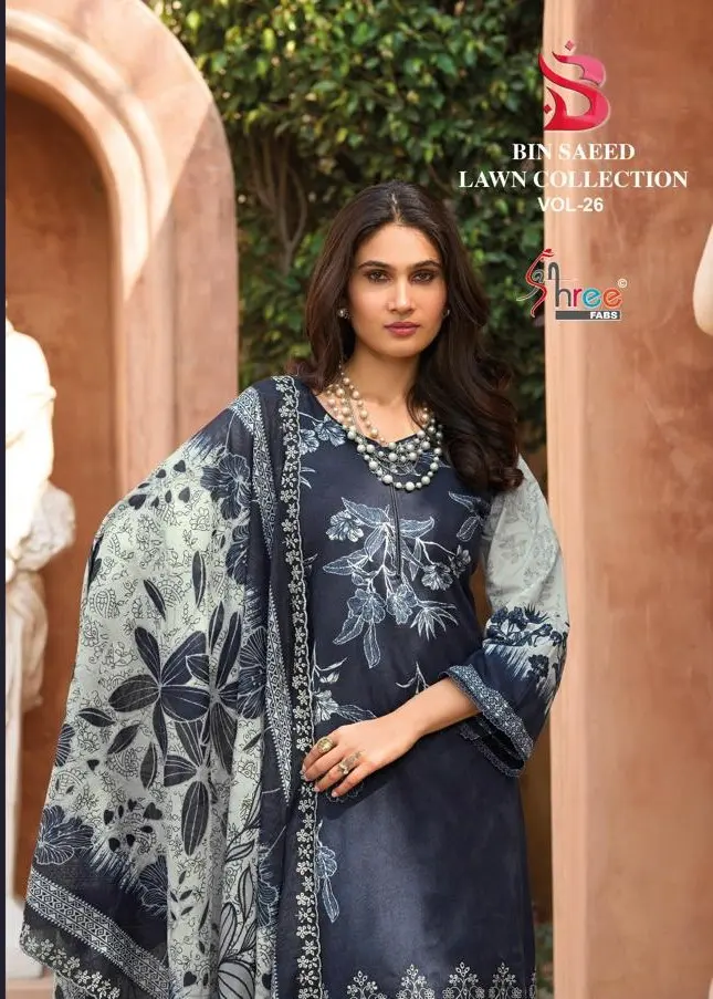 SHREE FABS BIN SAEED LAWN COLLECTION VOL 26