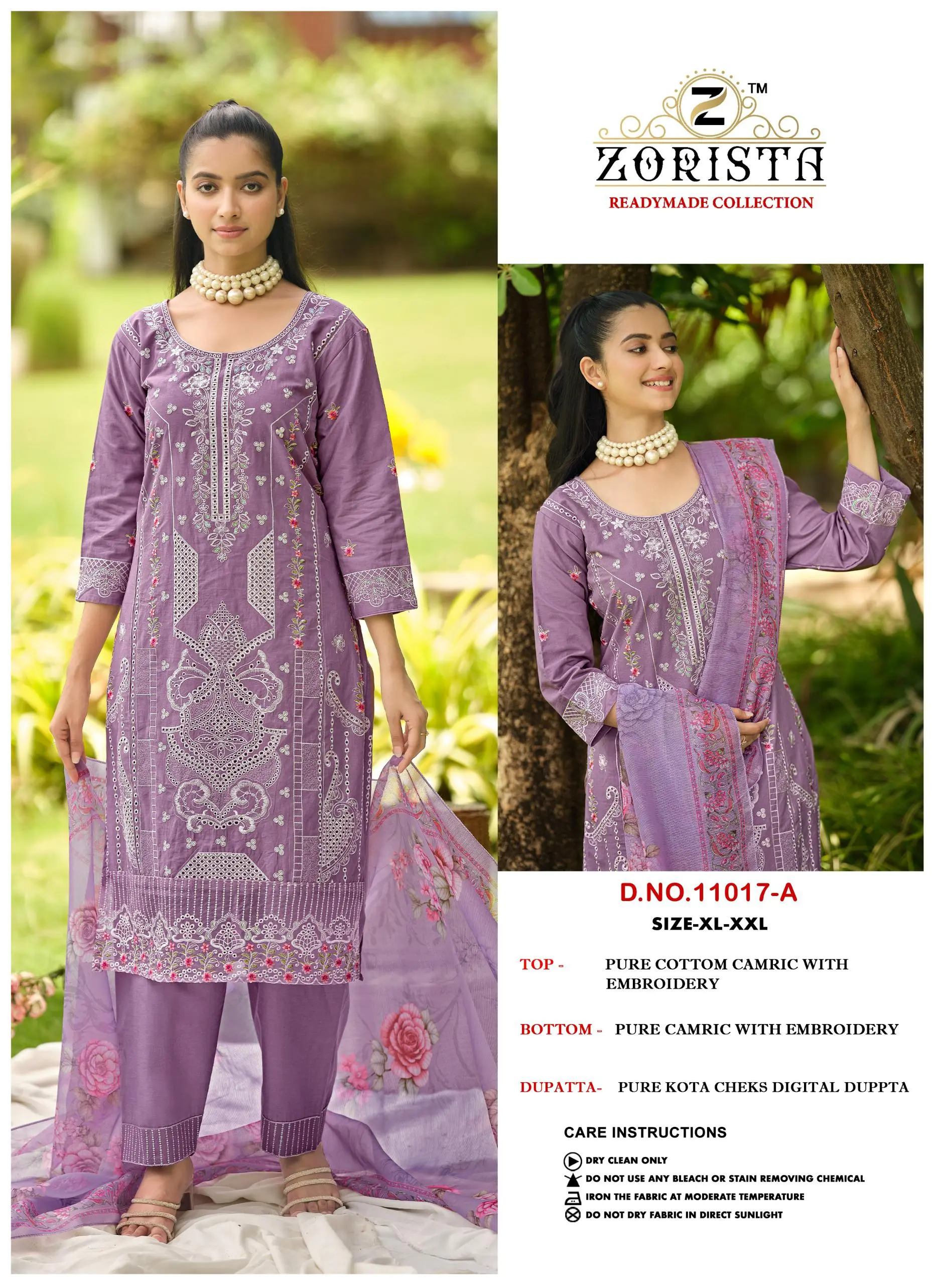 ZORISTA REDAYMADE COLLETION DNO 11017 ABCD