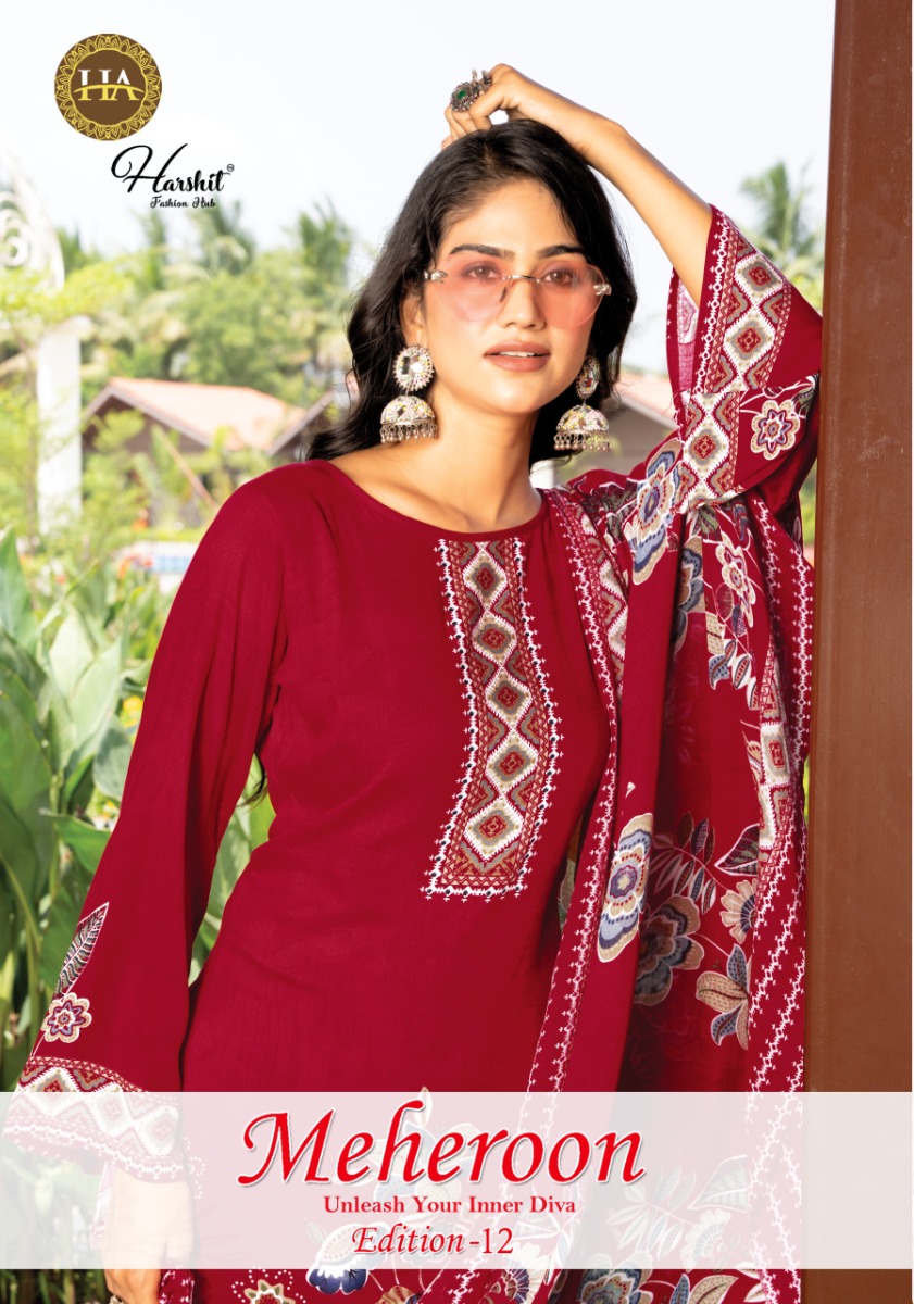 ALOK SUITS HARSHIT MEHEROON 12