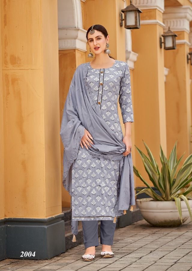 Buy Pure Cotton Fancy Dress Material Catalog Wholesale Catalog Hermitage Femina Vol 2
