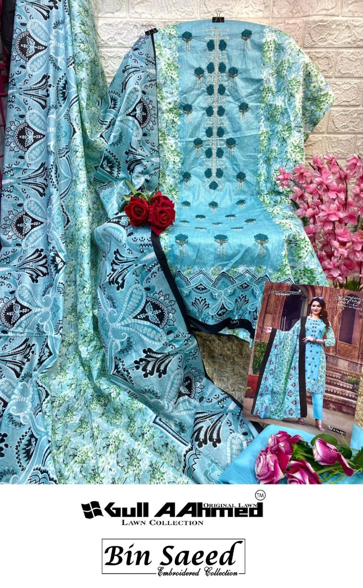 Bin saeed lawn 2018 unstitched new arrivals