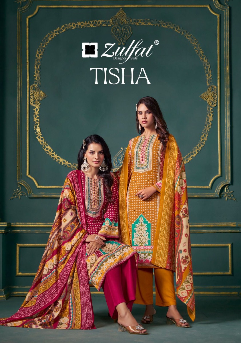 Wholesale Zulfat Designer Suits and Cotton Suits Solanki Textiles