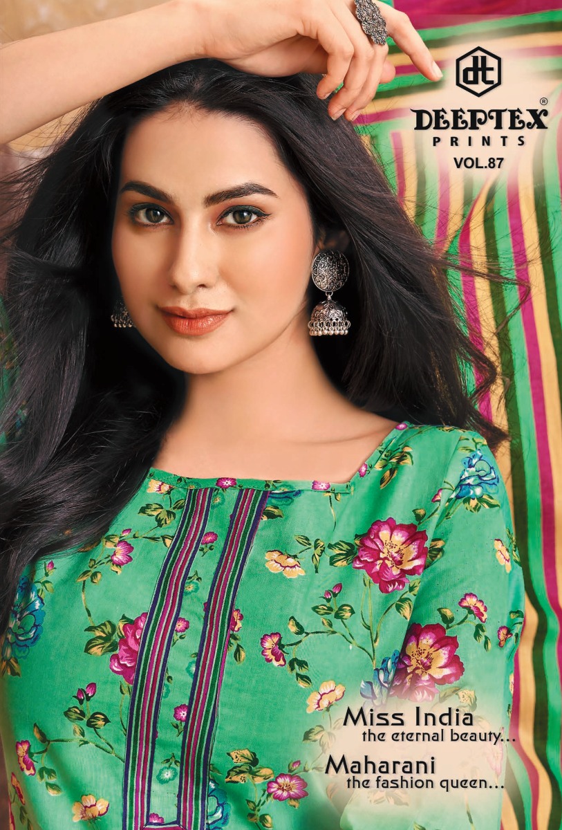 Deeptex Dress Material Wholesale Cotton Suits Manufacturer Solanki Textiles