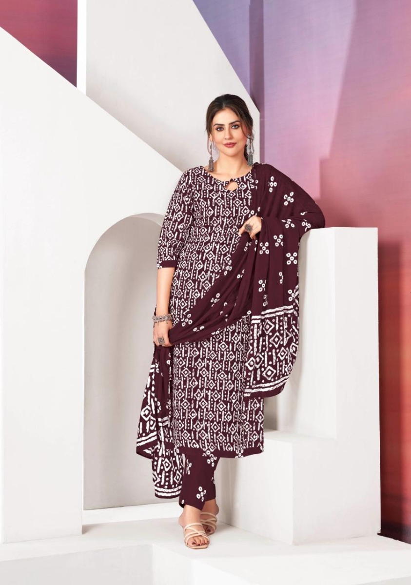 Buy Wholesale Ganpati Cotton Suits Jaipuri Specials Dress Materials Solanki Textiles