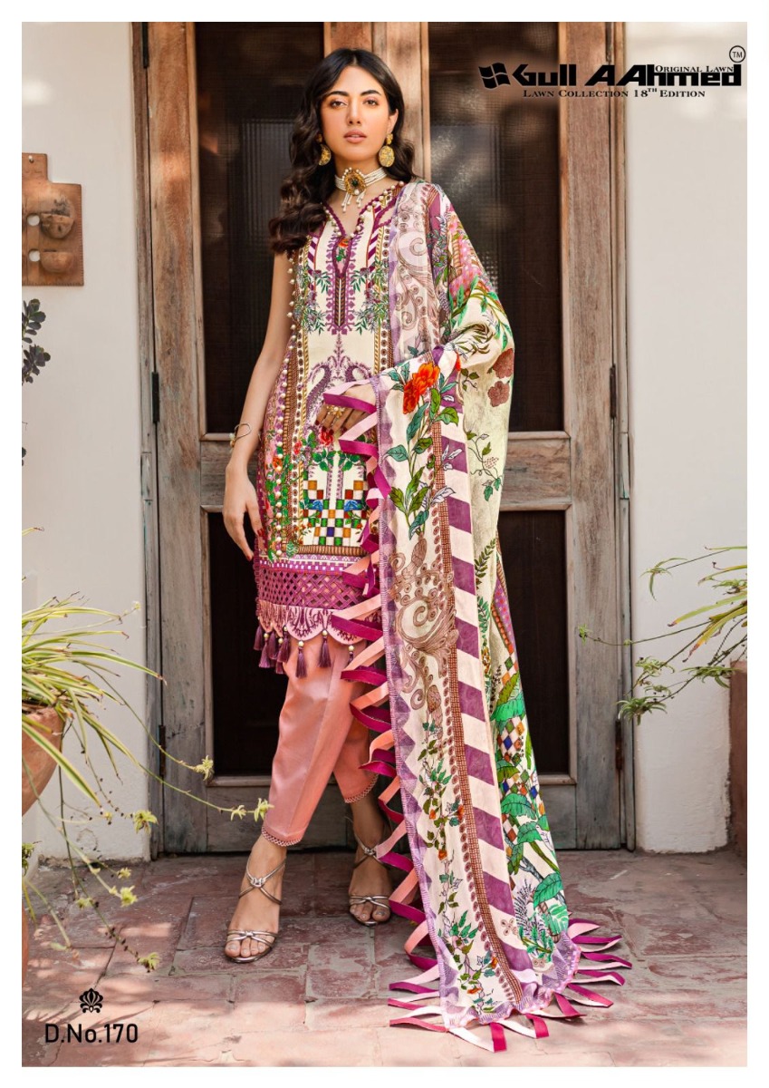 Gul Ahmed vol 18 Lawn Collection Buy Wholesale Gul Ahmed Lawn Suits Dress Materials Top Quality Unbeatable Prices