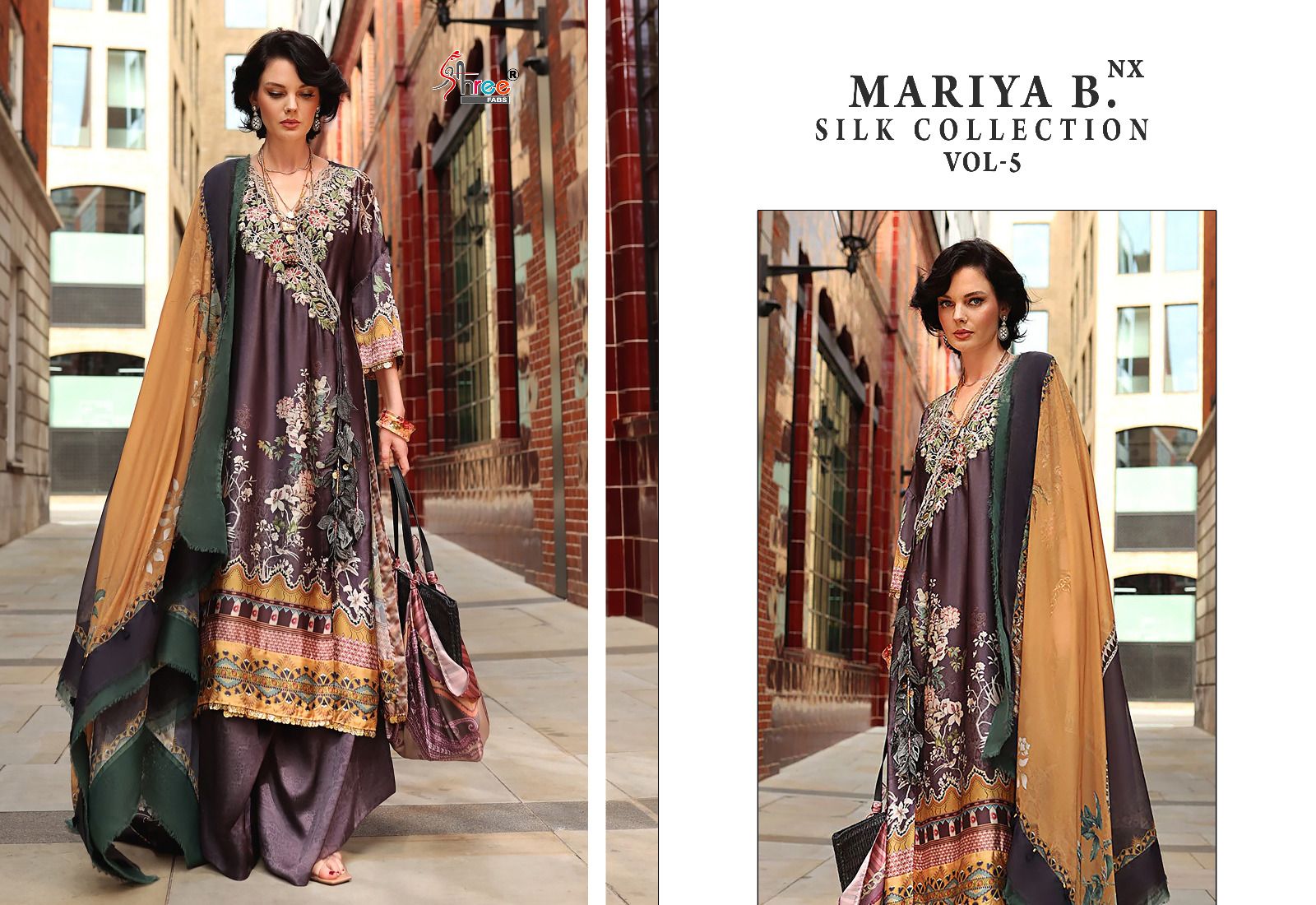 Buy Wholesale Maria B Sateen & Satin Suits | Solanki Textiles