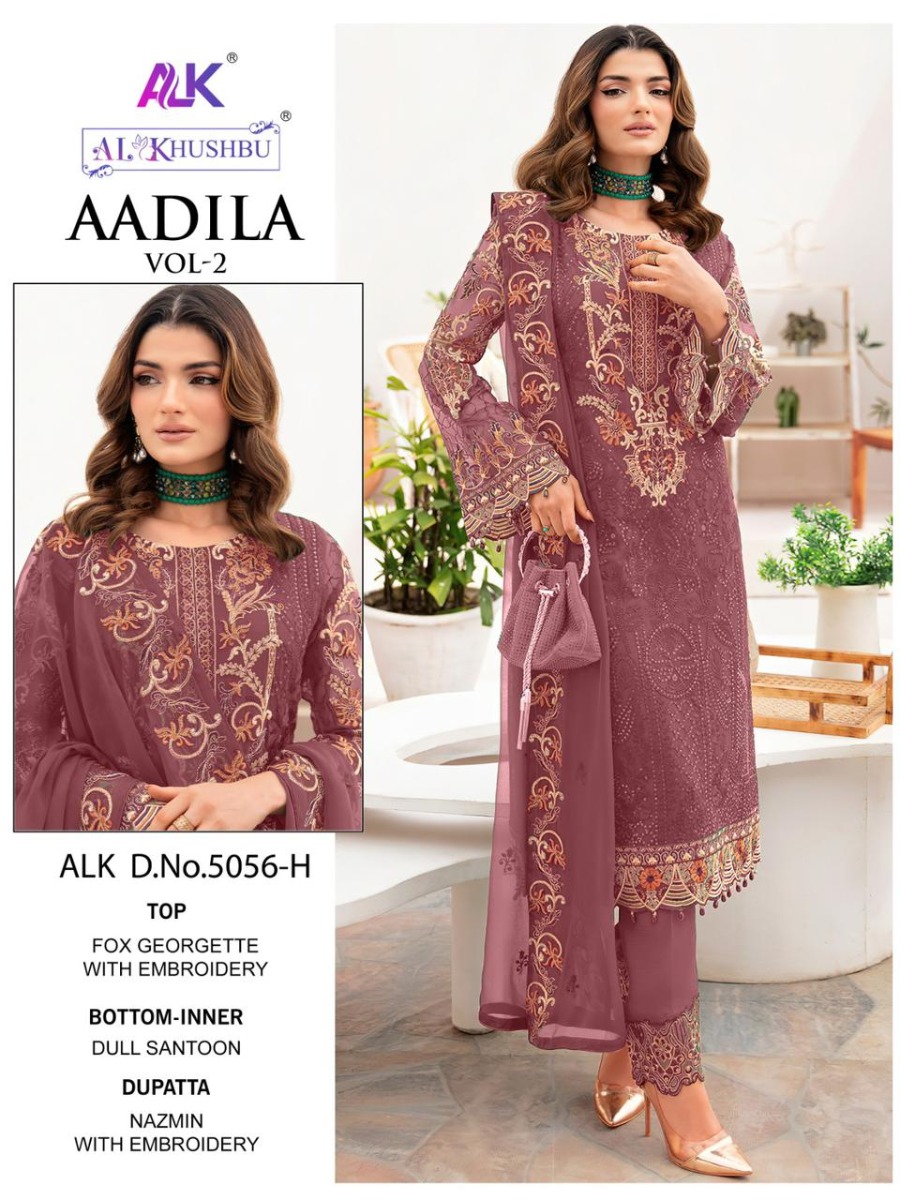 Zaha Aaeesha Vol 2 Dno 10119 Georgette Pakistani Designer Salwar