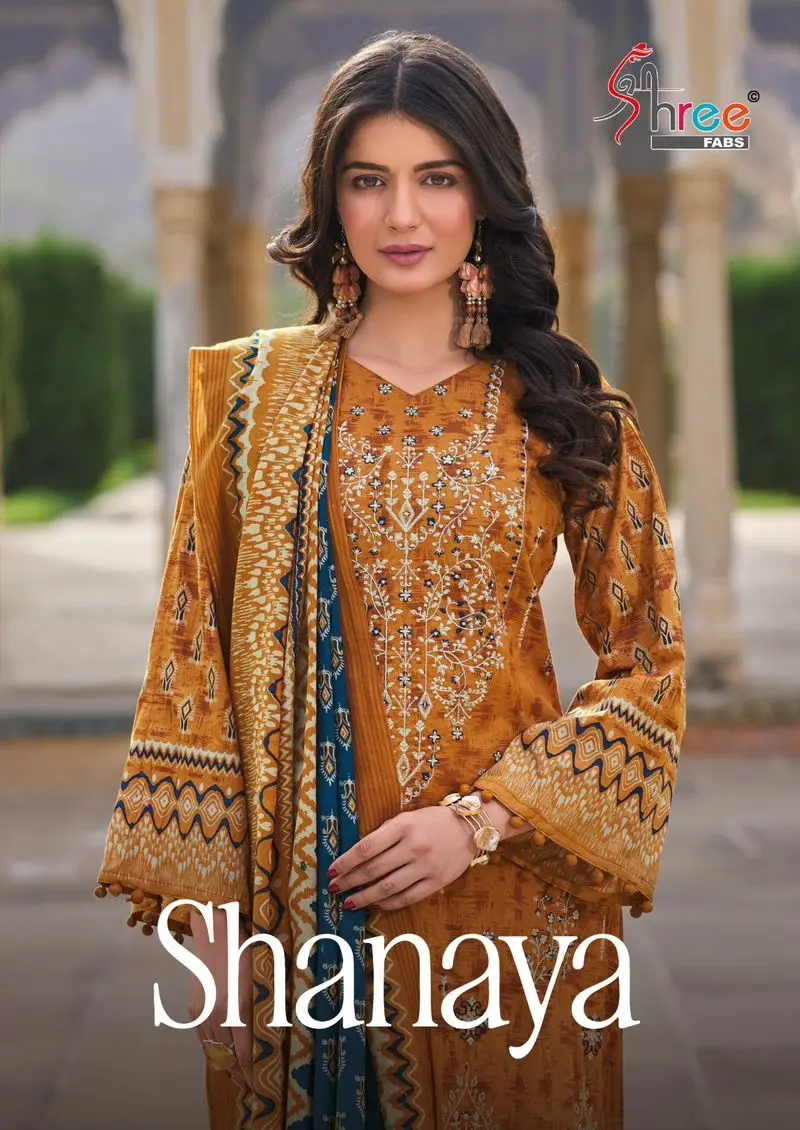 Shree Fabs Shanaya Chiffon Dupatta with open images