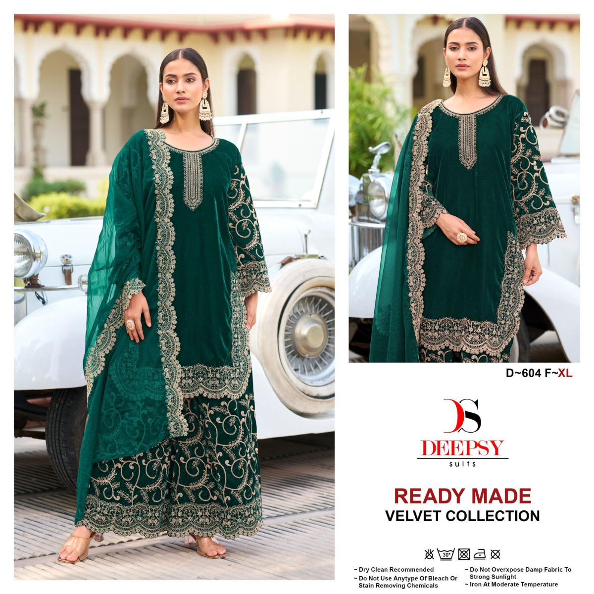 DEEPSY SUITS Velvet Readymade D 604 EFGH 