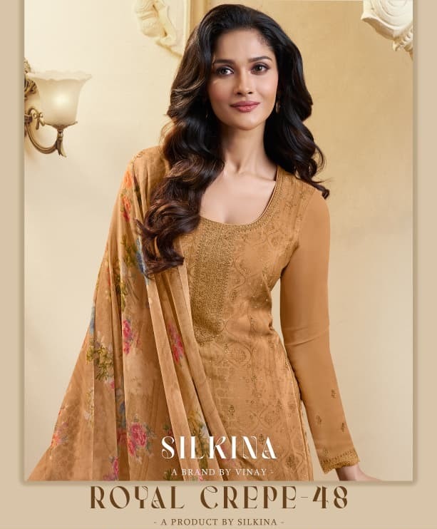 VINAY KULEESH SILKINA ROYAL CREPE 48