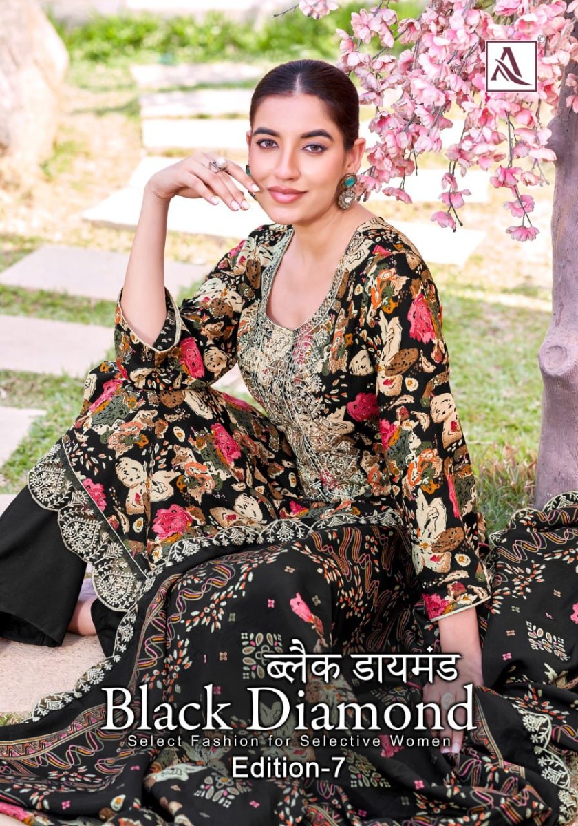ALOK SUITS BLACK DIAMOND 7