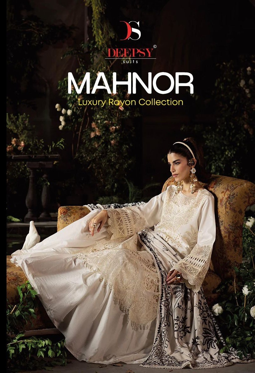 DEEPSY SUITS MAHNOOR LUXURY RAYON COLLECTION COTTON DUPATTA