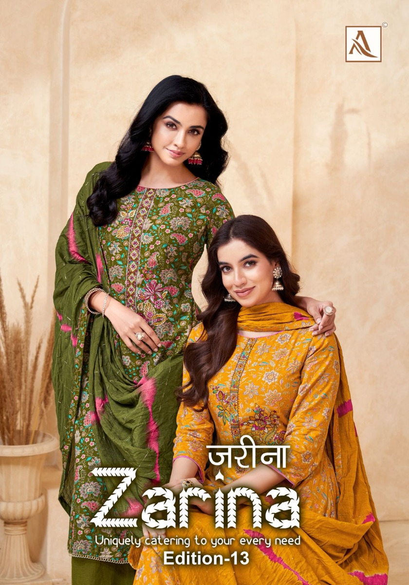 ALOK SUITS ZARINA VOL 13