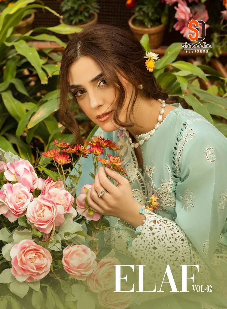 SHRADDHA DESIGNER ELAF VOL 2 with open images