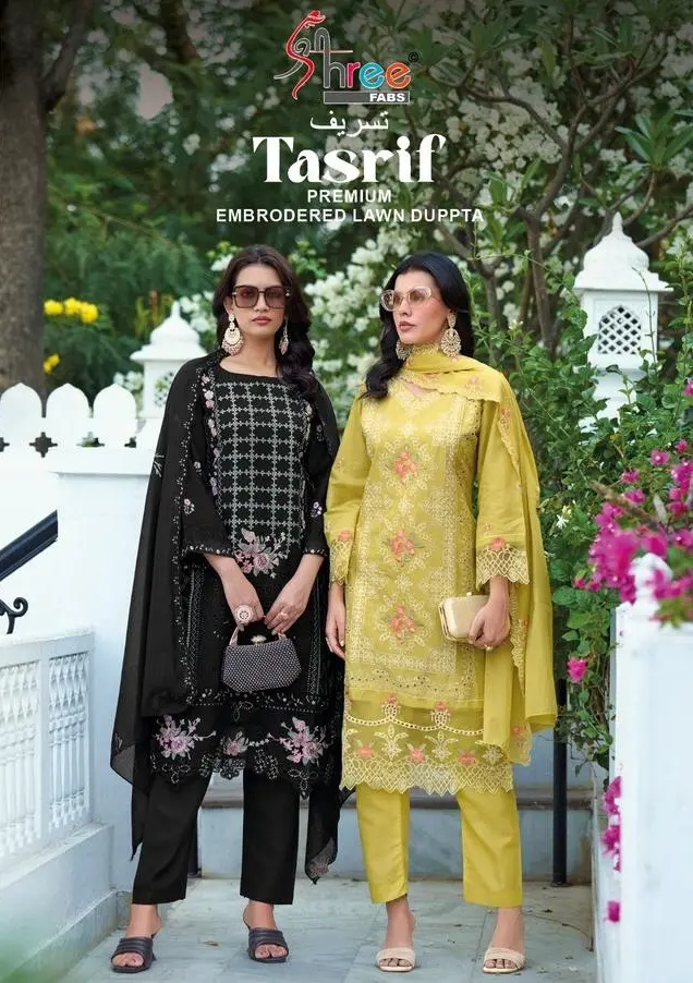 SHREE FABS TASRIF PREMIUM EMBRODERD LAWN DUPPTA