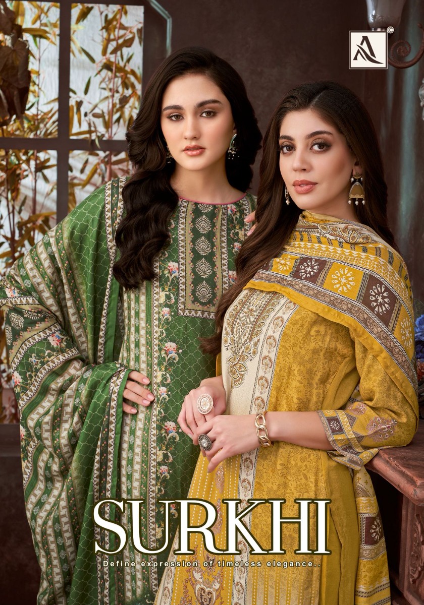 ALOK SUITS SURKHI