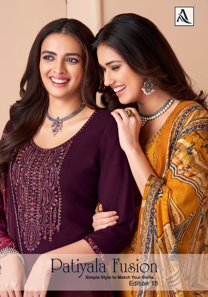 Alok Suits PATIYALA FUSION 18