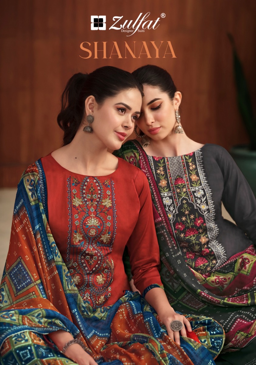 Wholesale Zulfat Designer Suits and Cotton Suits Solanki Textiles