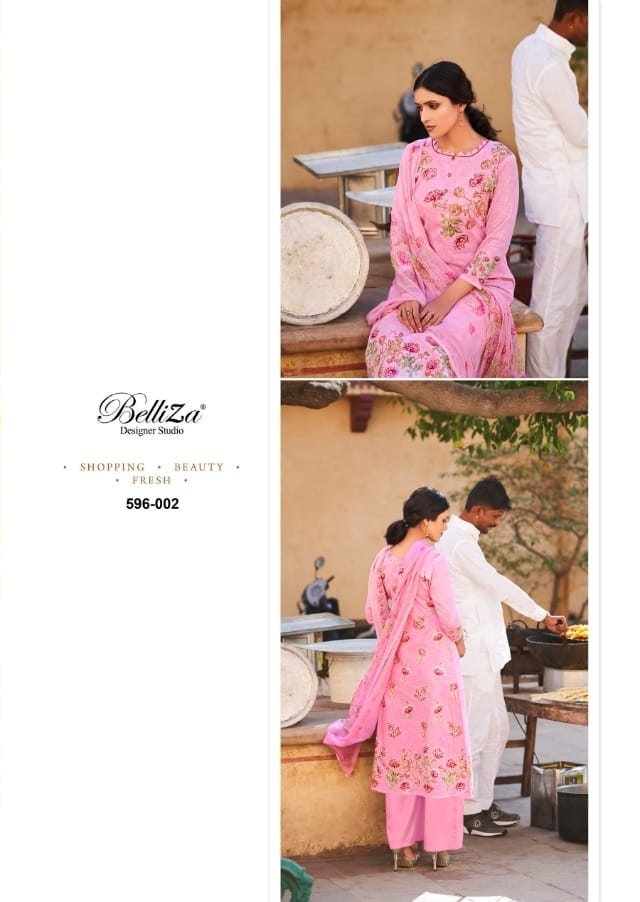 cash on delivery wholesale low rate dress materials Belliza Namika Dress Material Catalog at Solanki Textiles