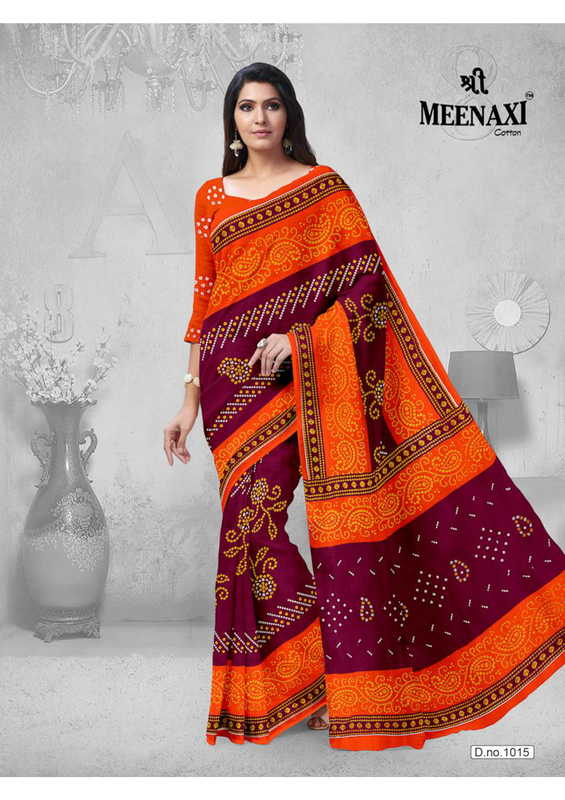 Cotton bandhani sarees with price shop